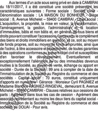 Contenu publication
