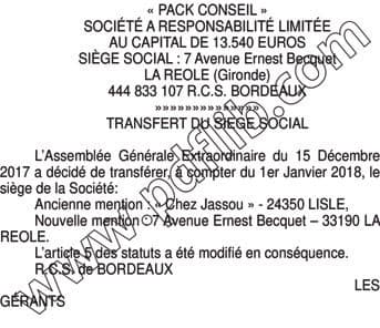 Contenu publication