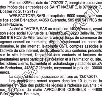 Contenu publication