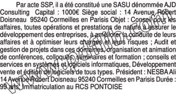 Contenu publication