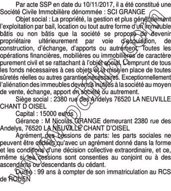 Contenu publication