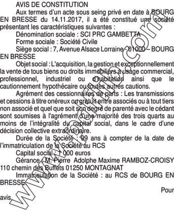Contenu publication