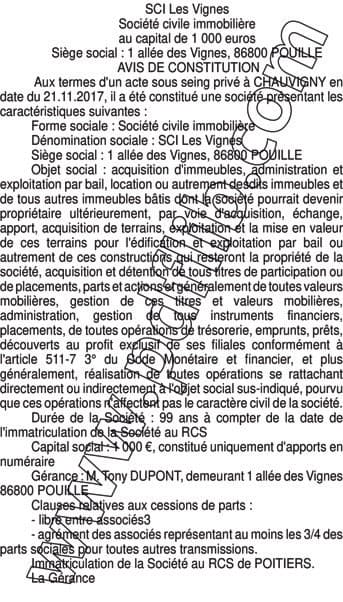 Contenu publication