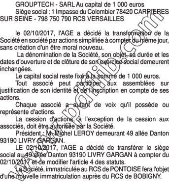 Contenu publication
