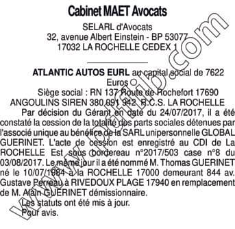 Contenu publication