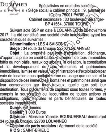 Contenu publication