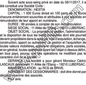 Contenu publication