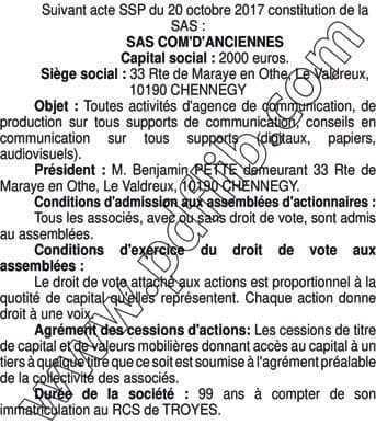Contenu publication