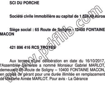Contenu publication