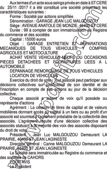 Contenu publication