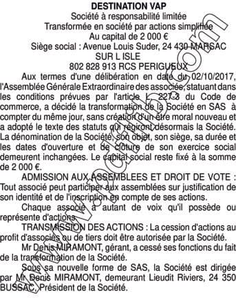 Contenu publication