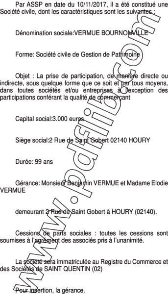 Contenu publication