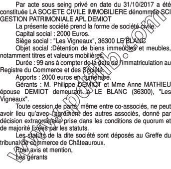 Contenu publication