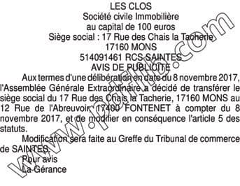 Contenu publication