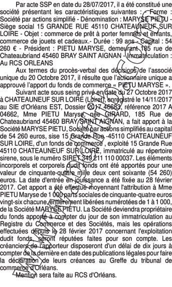 Contenu publication