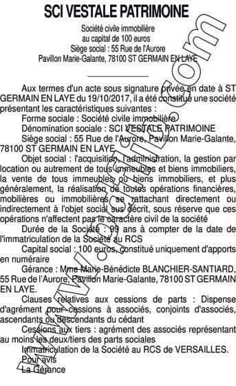 Contenu publication
