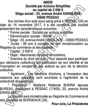 Contenu publication