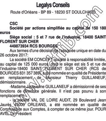 Contenu publication