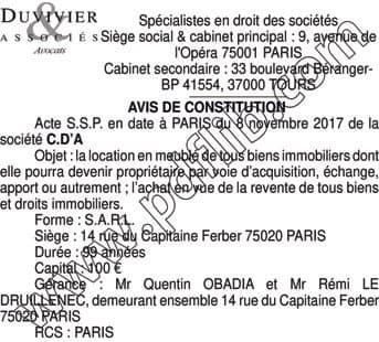 Contenu publication