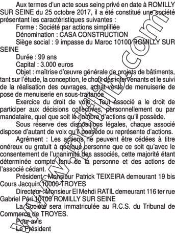 Contenu publication