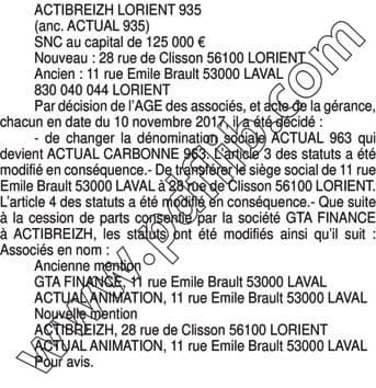 Contenu publication
