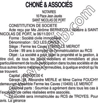 Contenu publication