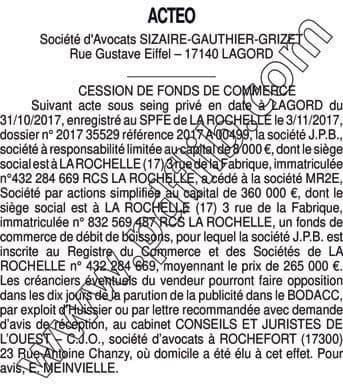 Contenu publication