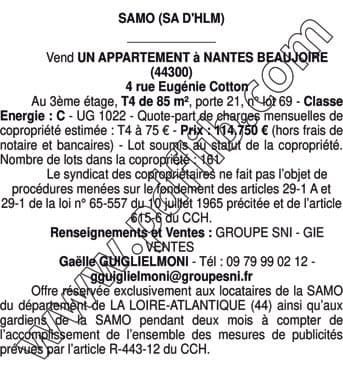 Contenu publication