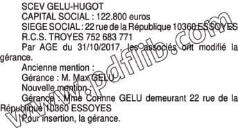 Contenu publication
