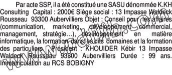 Contenu publication