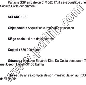 Contenu publication