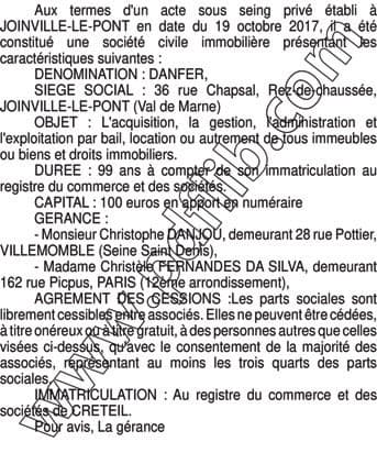 Contenu publication