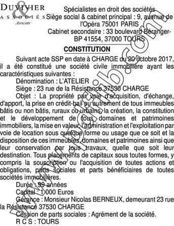 Contenu publication