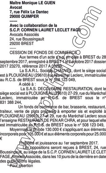 Contenu publication