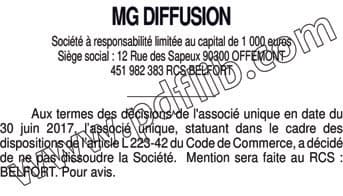 Contenu publication