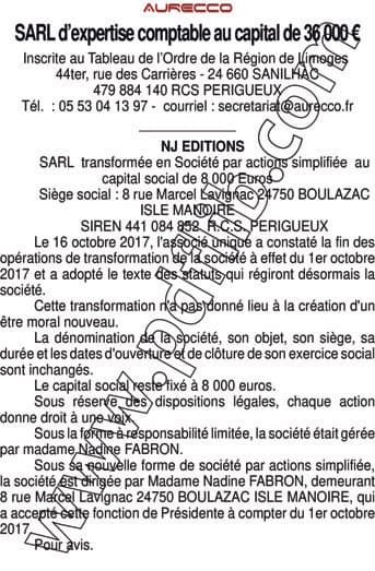 Contenu publication