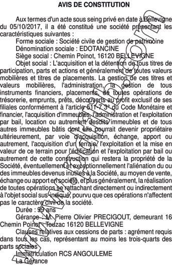 Contenu publication