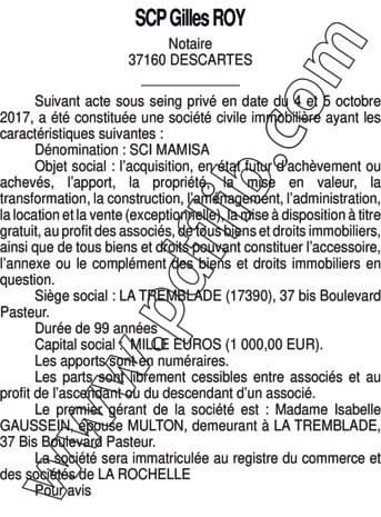 Contenu publication