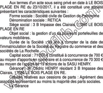 Contenu publication