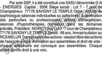 Contenu publication