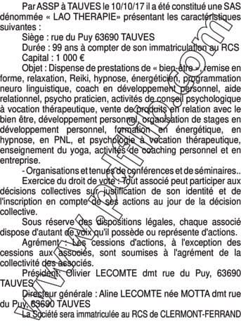 Contenu publication
