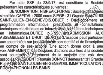 Contenu publication