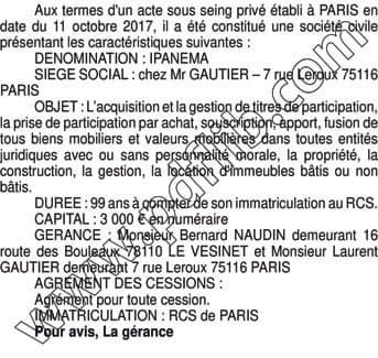Contenu publication