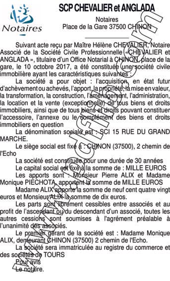 Contenu publication