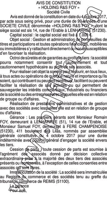 Contenu publication