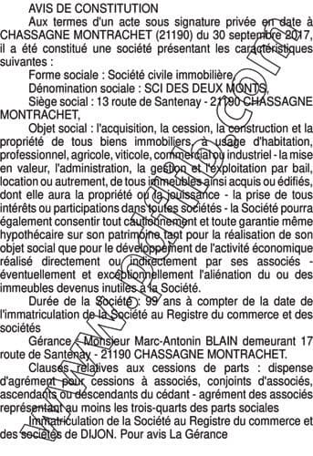 Contenu publication
