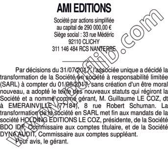 Contenu publication