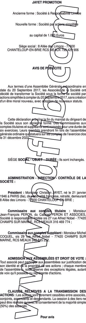 Contenu publication