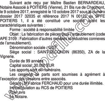 Contenu publication