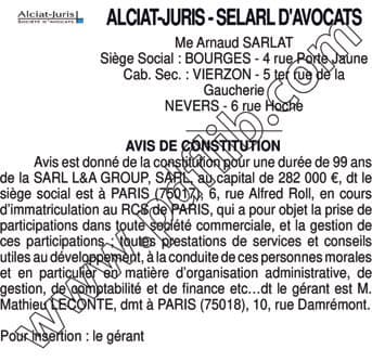 Contenu publication